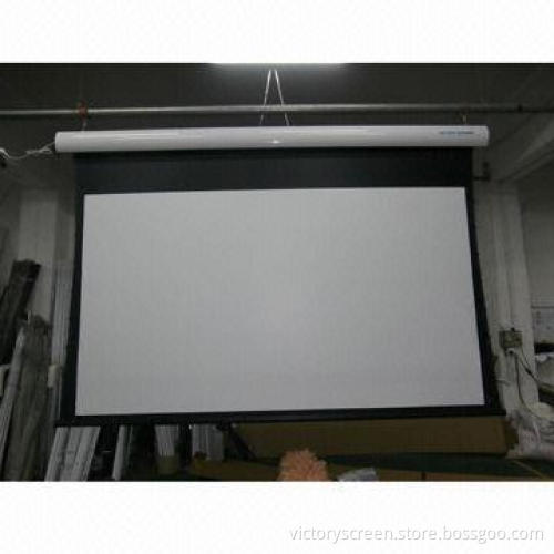 106-inch 16:9 Tab-tensioned Screen with AoK Tubular Motor